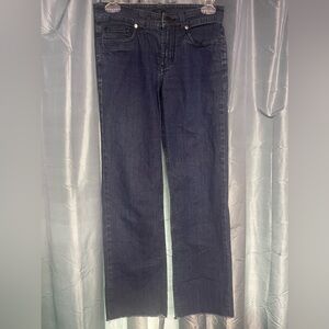 Loro Piana Italian Raw-Hem Straight-Leg Jeans